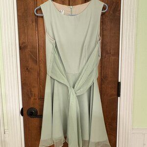 Cocktail Pastel Green Dress, Size 10